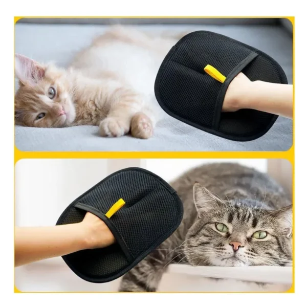 Pet Grooming Gloves Pet Hair Remover Brush Kitten Cleaning Glove Removing Dog Cat Hair From Sofa Carpet Clothes Pet Supplies﻿ ﻿ - Image 3